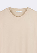 Beige Crew Neck T-shirt