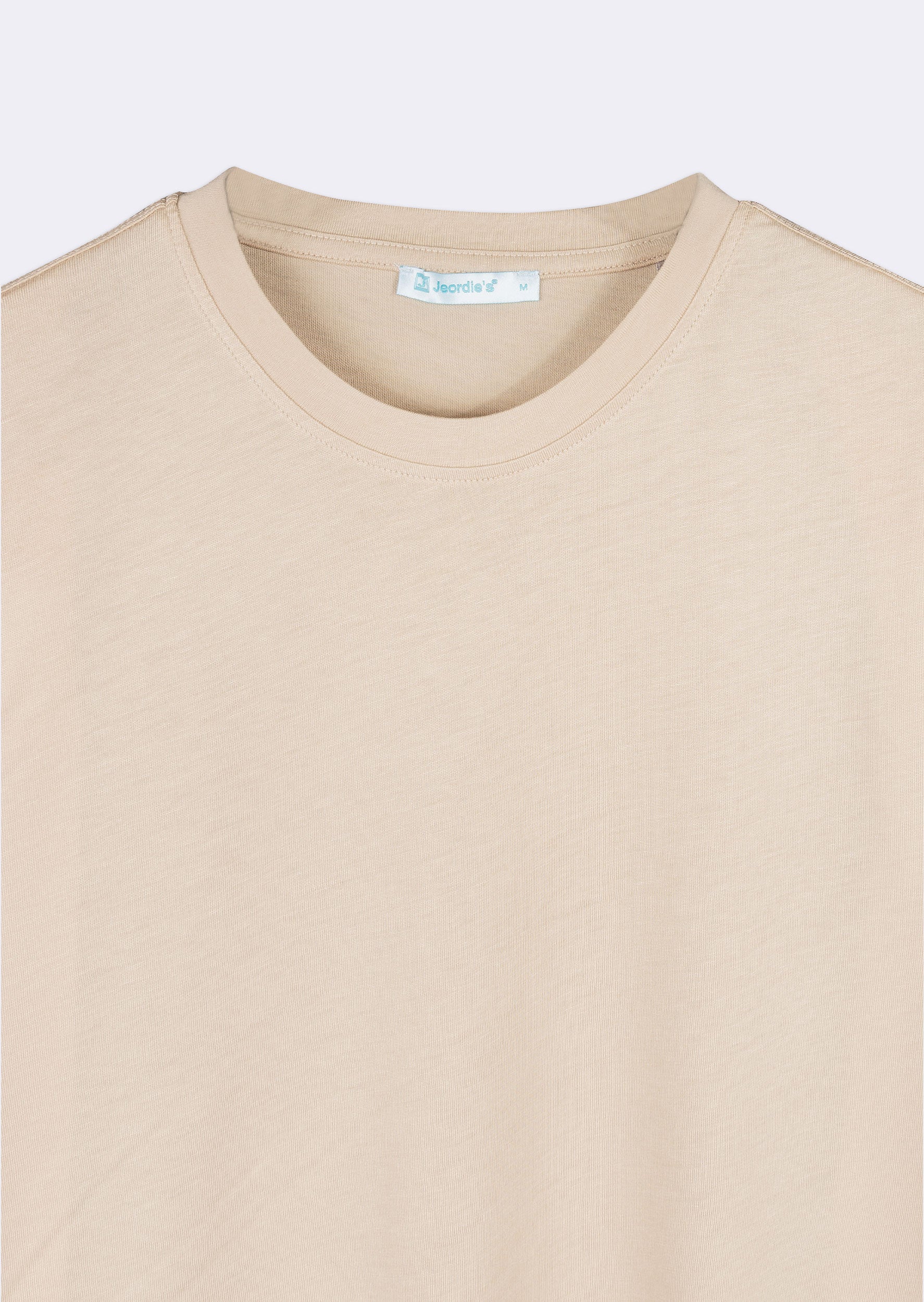Beige Crew Neck T-shirt