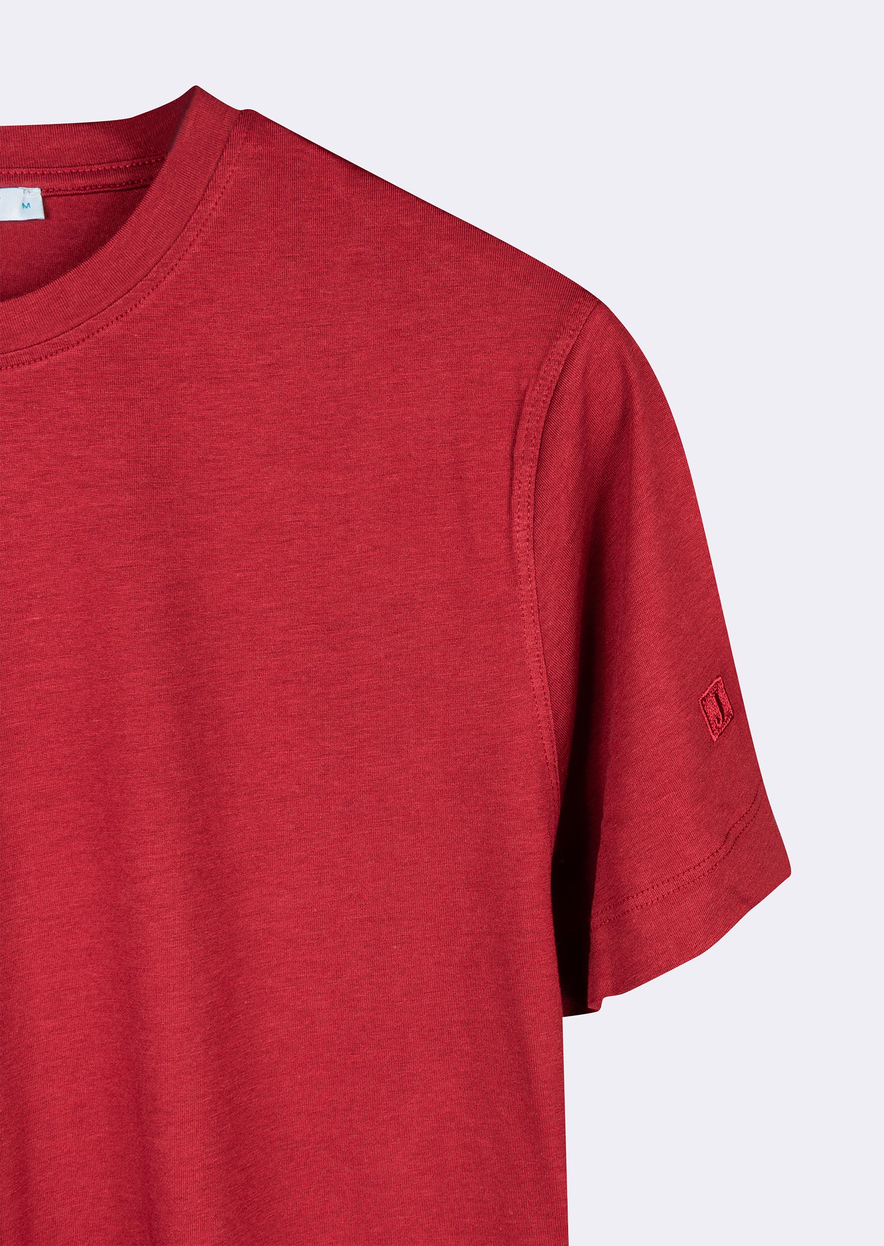 Burgundy Crew Neck T-shirt