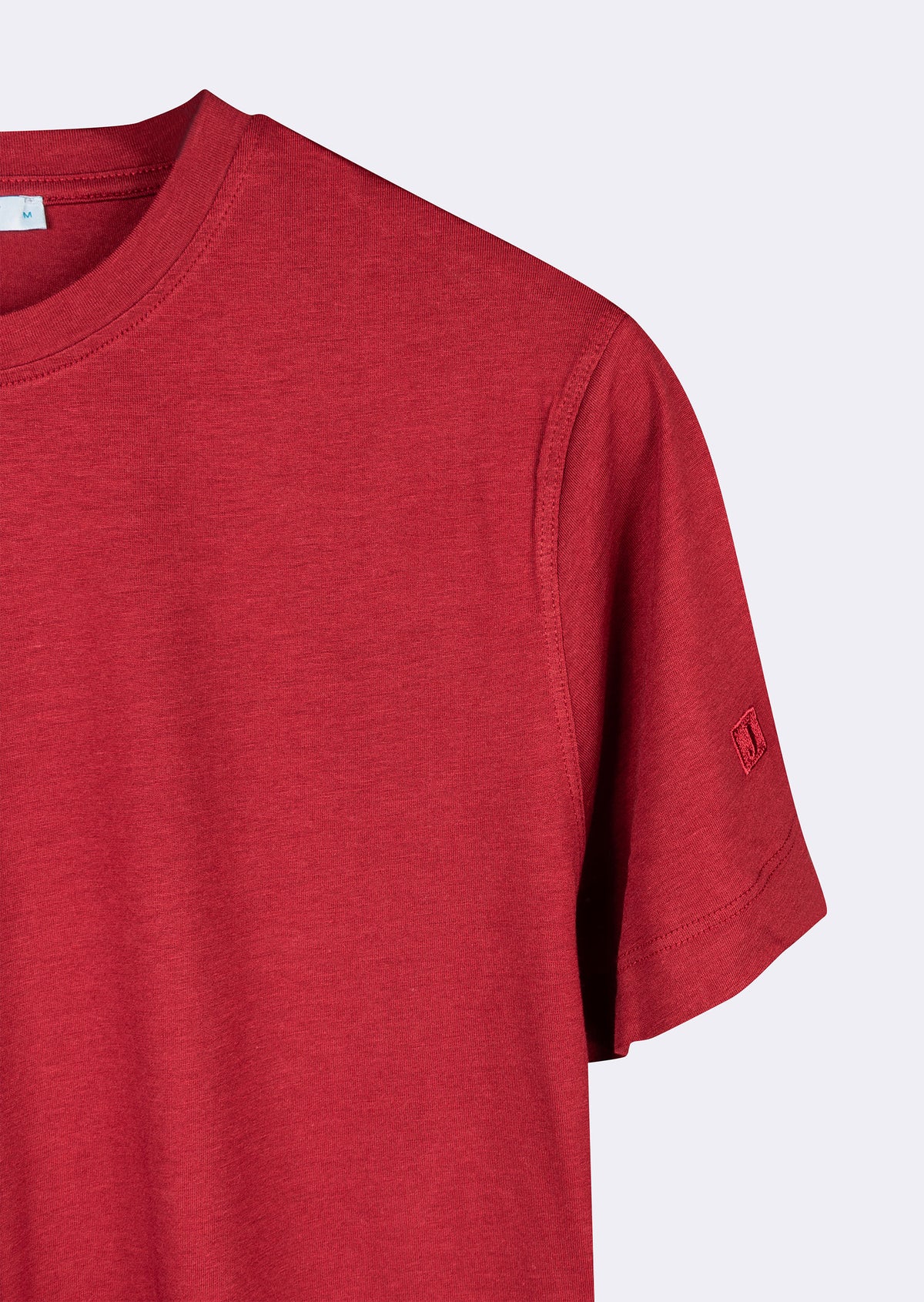 Burgundy Crew Neck T-shirt