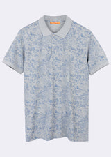 Grey Melange Polo T-Shirt