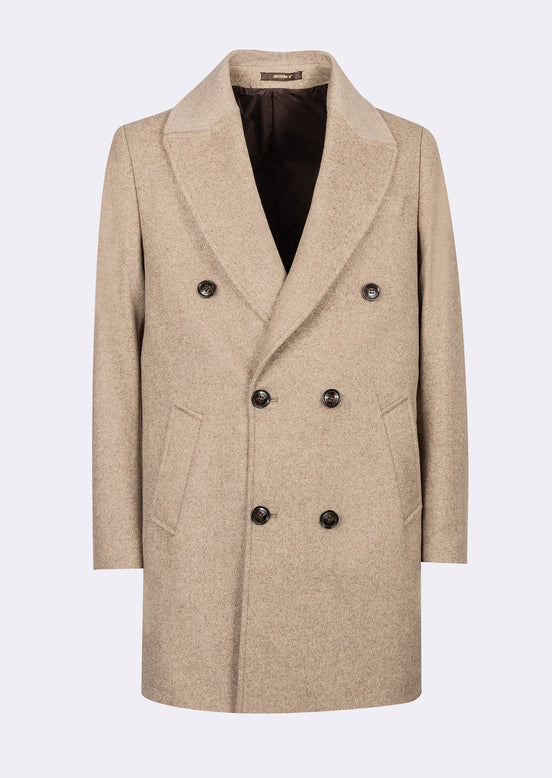 Beige Wool Coat