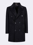 Navy Wool Coat