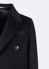 Navy Wool Coat