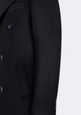 Navy Wool Coat