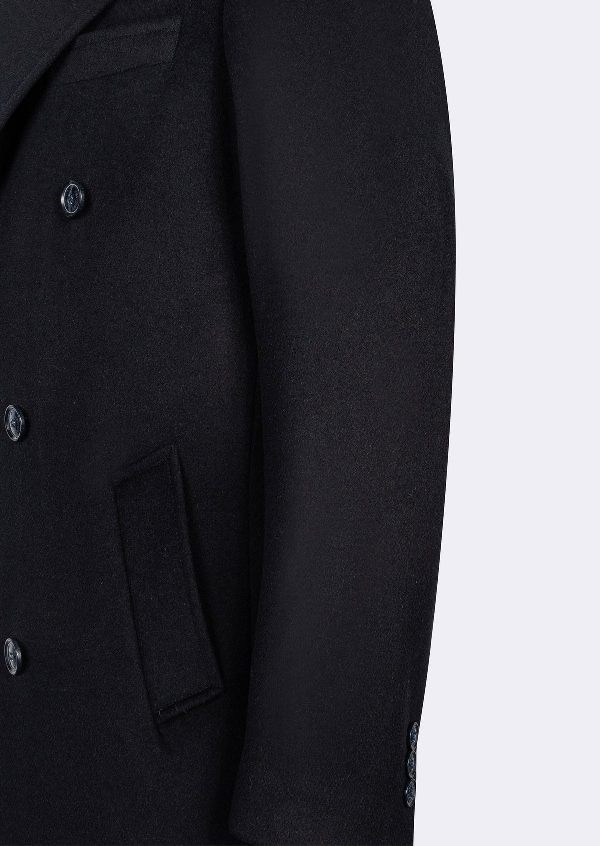 Navy Wool Coat