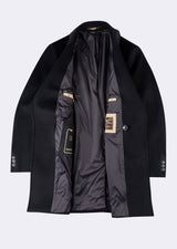 Navy Wool Coat