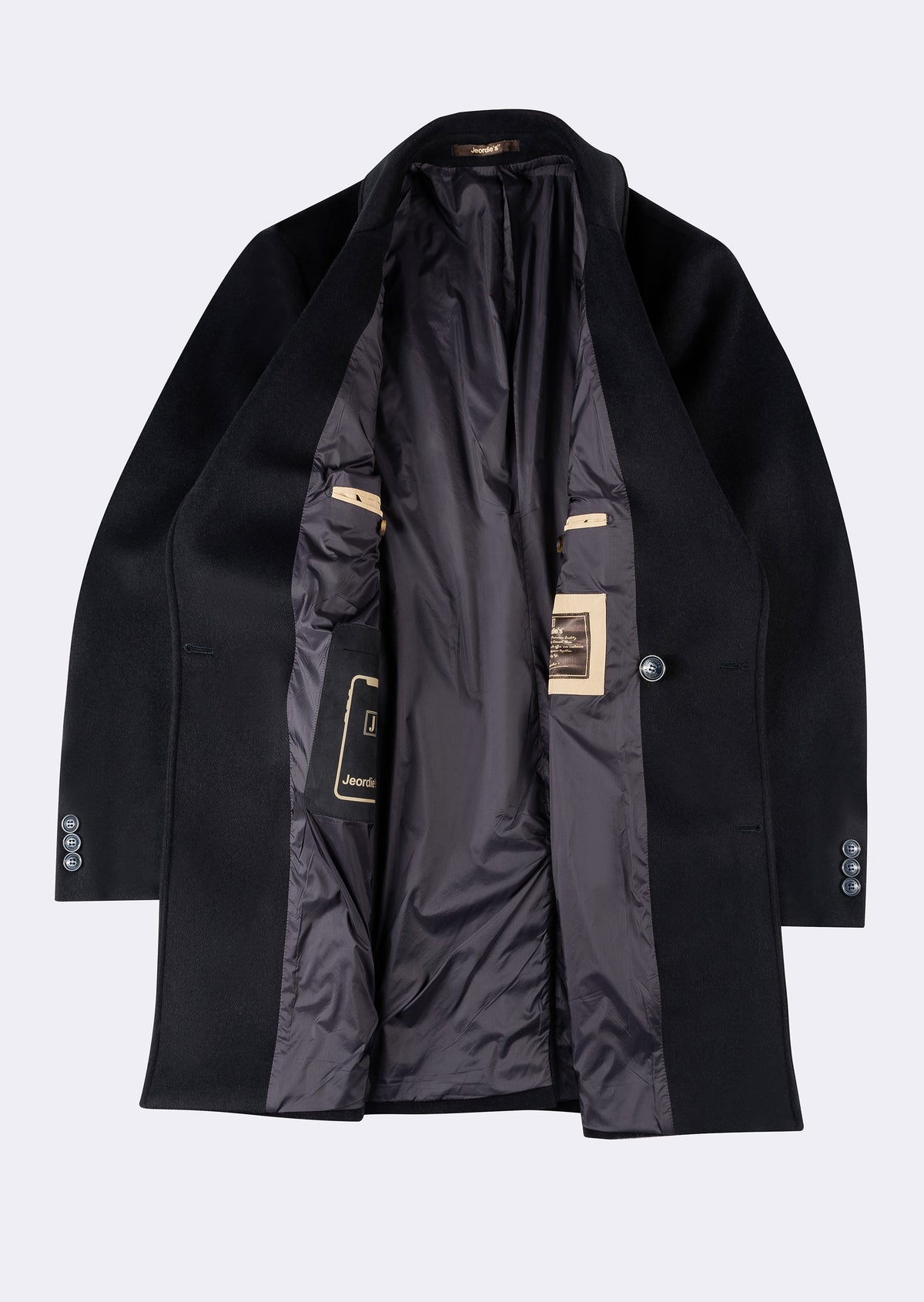 Navy Wool Coat