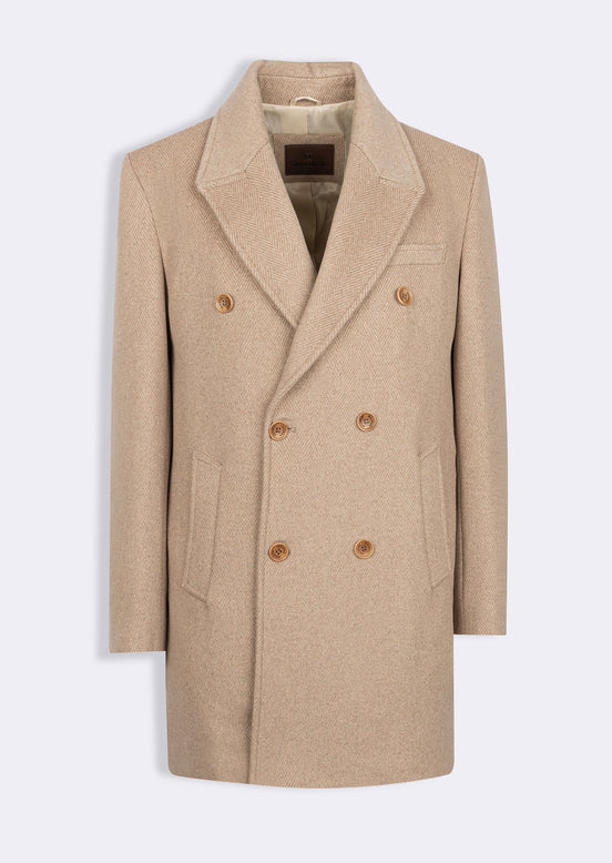 Taupe Wool Coat