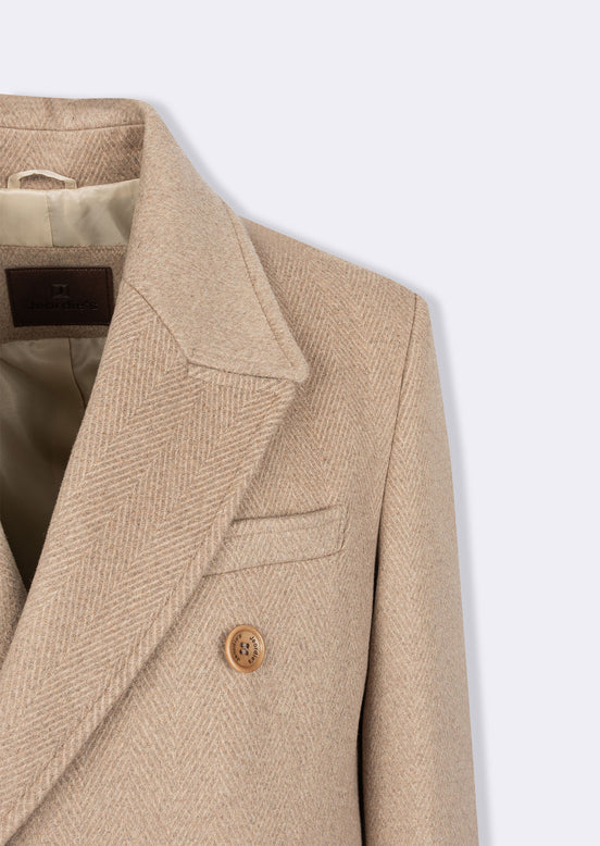 Taupe Wool Coat