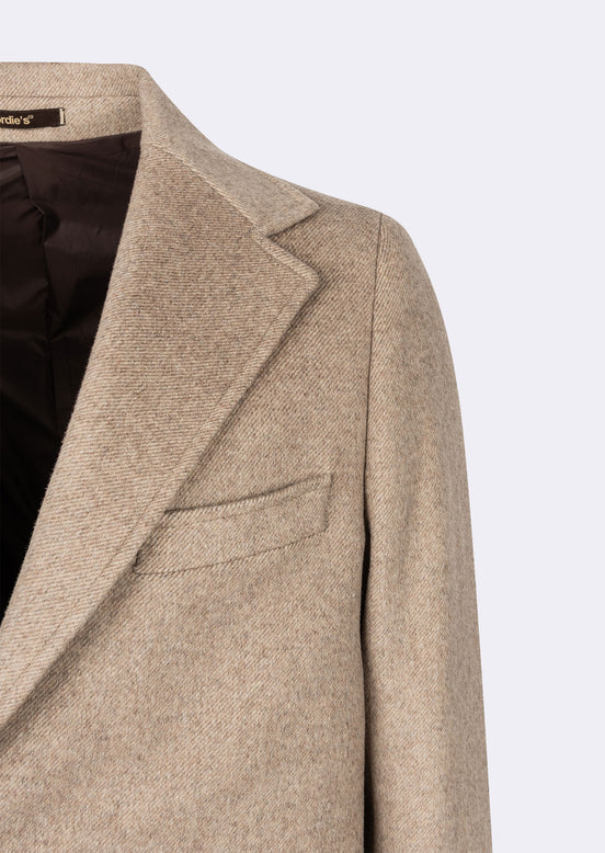 Beige Wool Coat