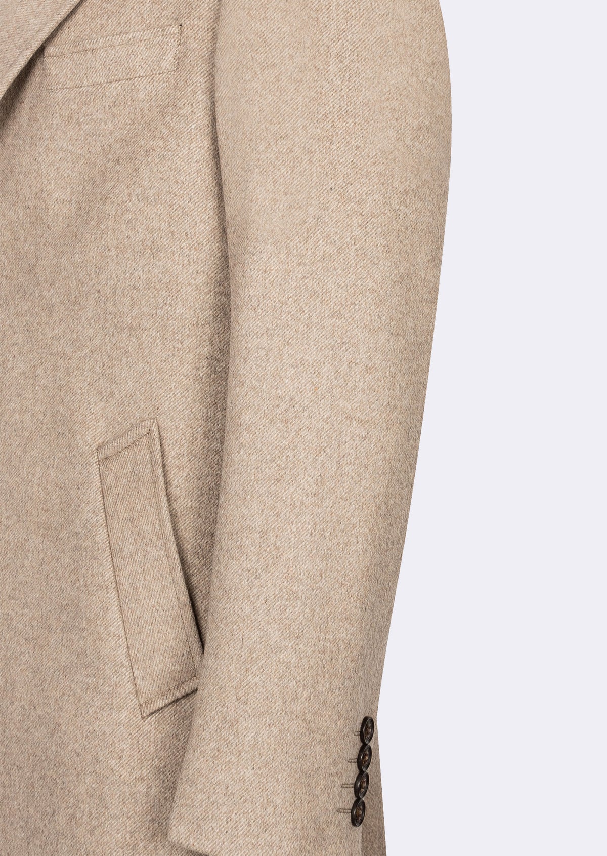 Beige Wool Coat