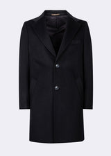 Navy Wool Coat