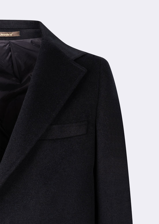 Navy Wool Coat