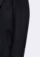 Navy Wool Coat