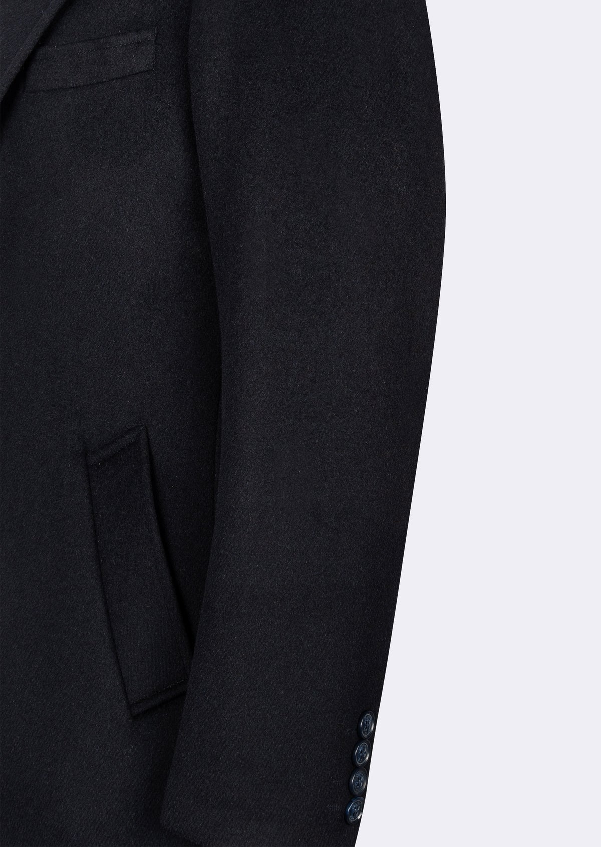 Navy Wool Coat