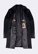 Navy Wool Coat