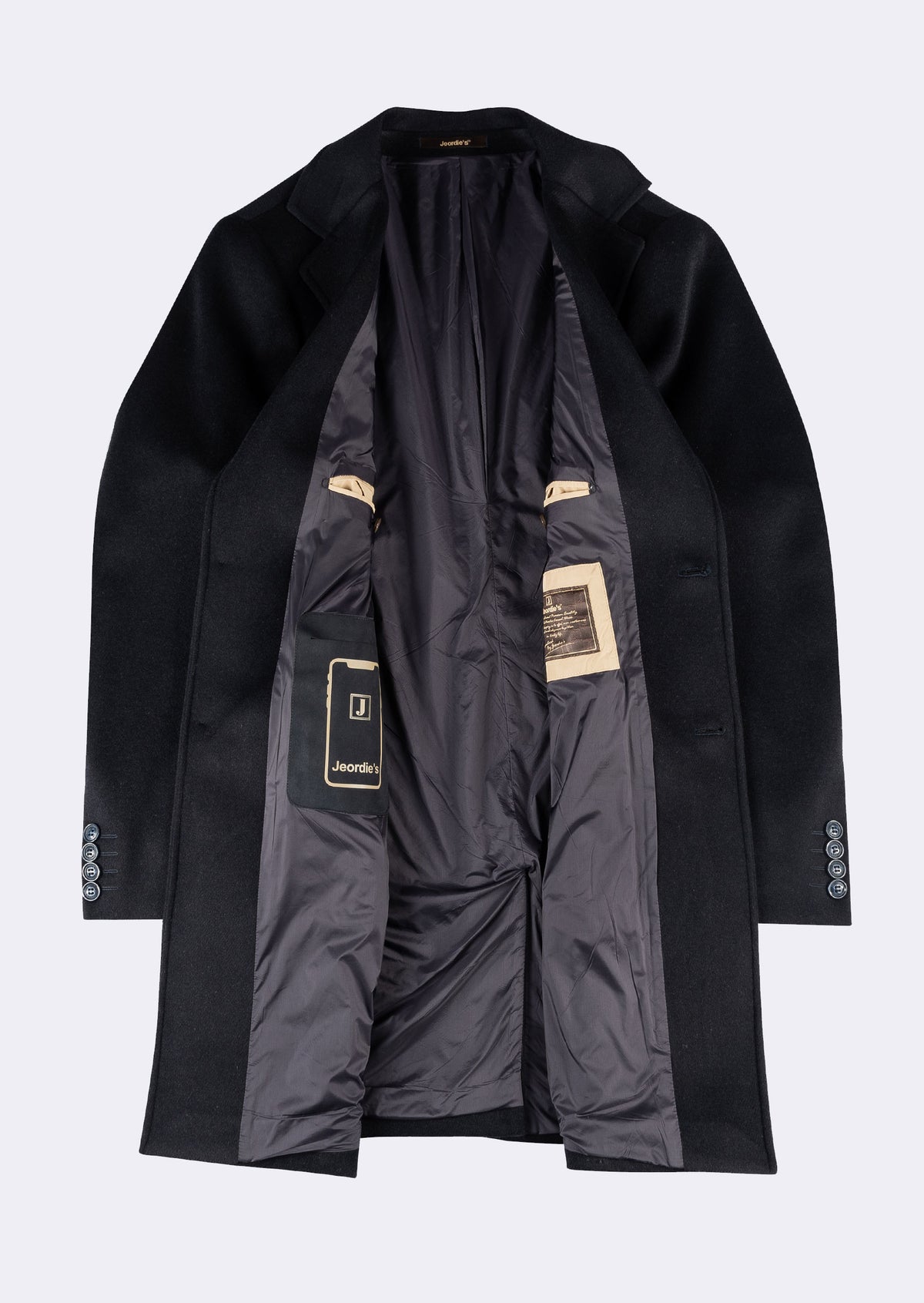 Navy Wool Coat