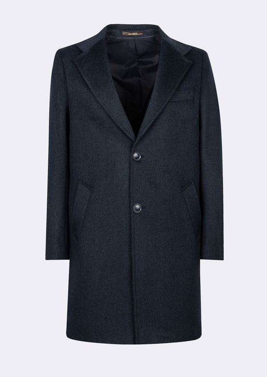 Royal Blue Wool Coat