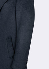 Royal Blue Wool Coat