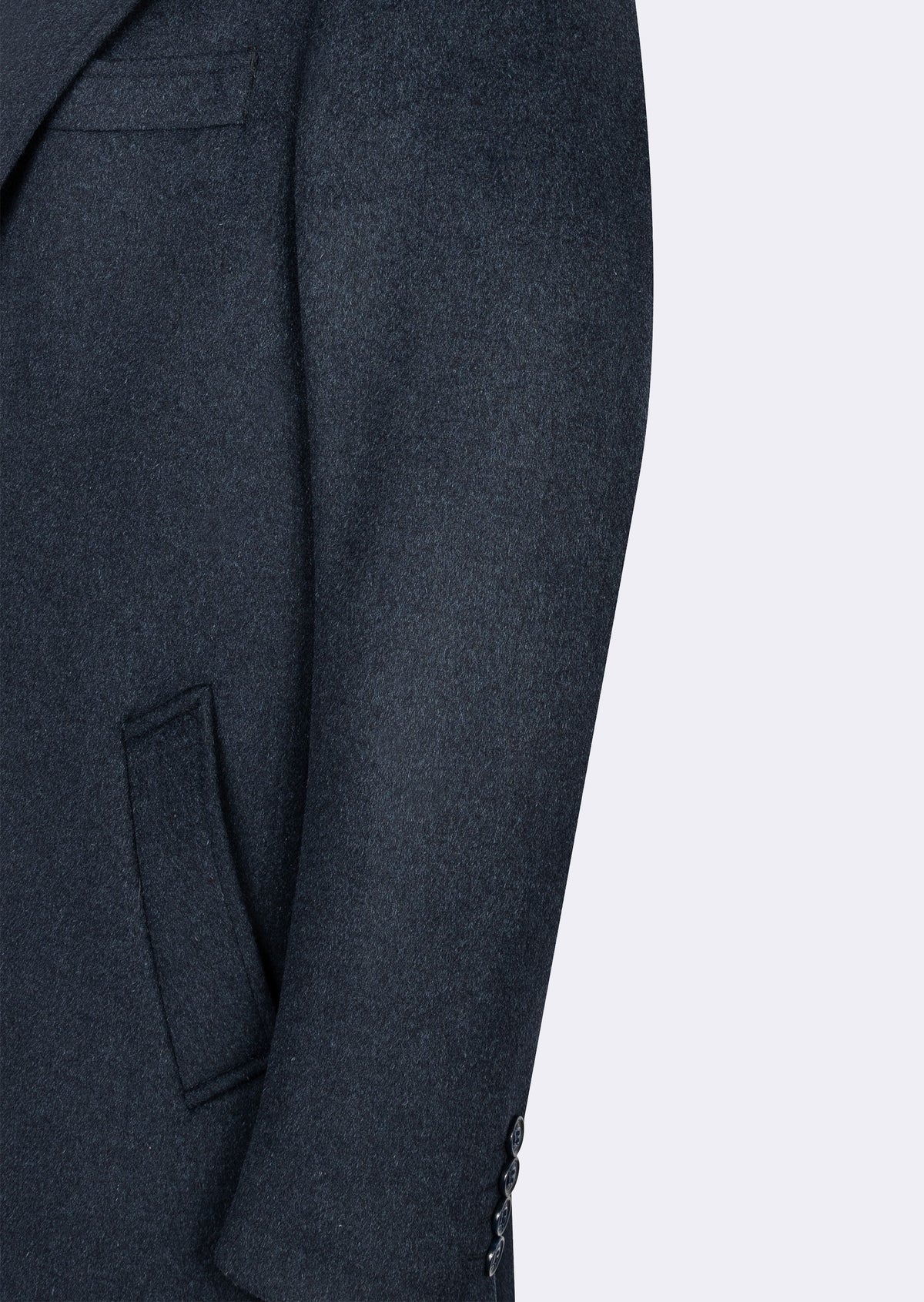 Royal Blue Wool Coat