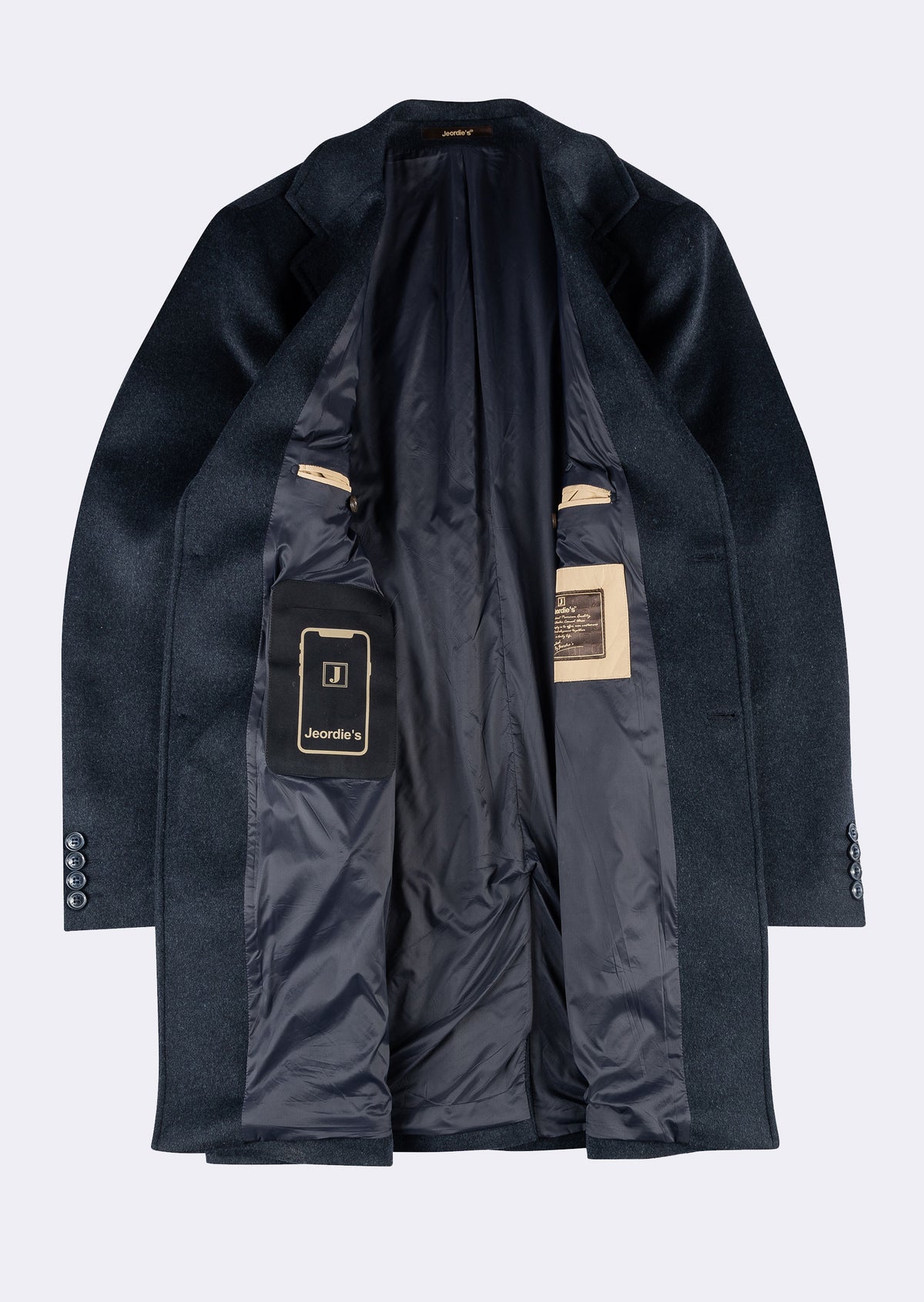 Royal Blue Wool Coat