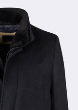 Navy Wool Coat