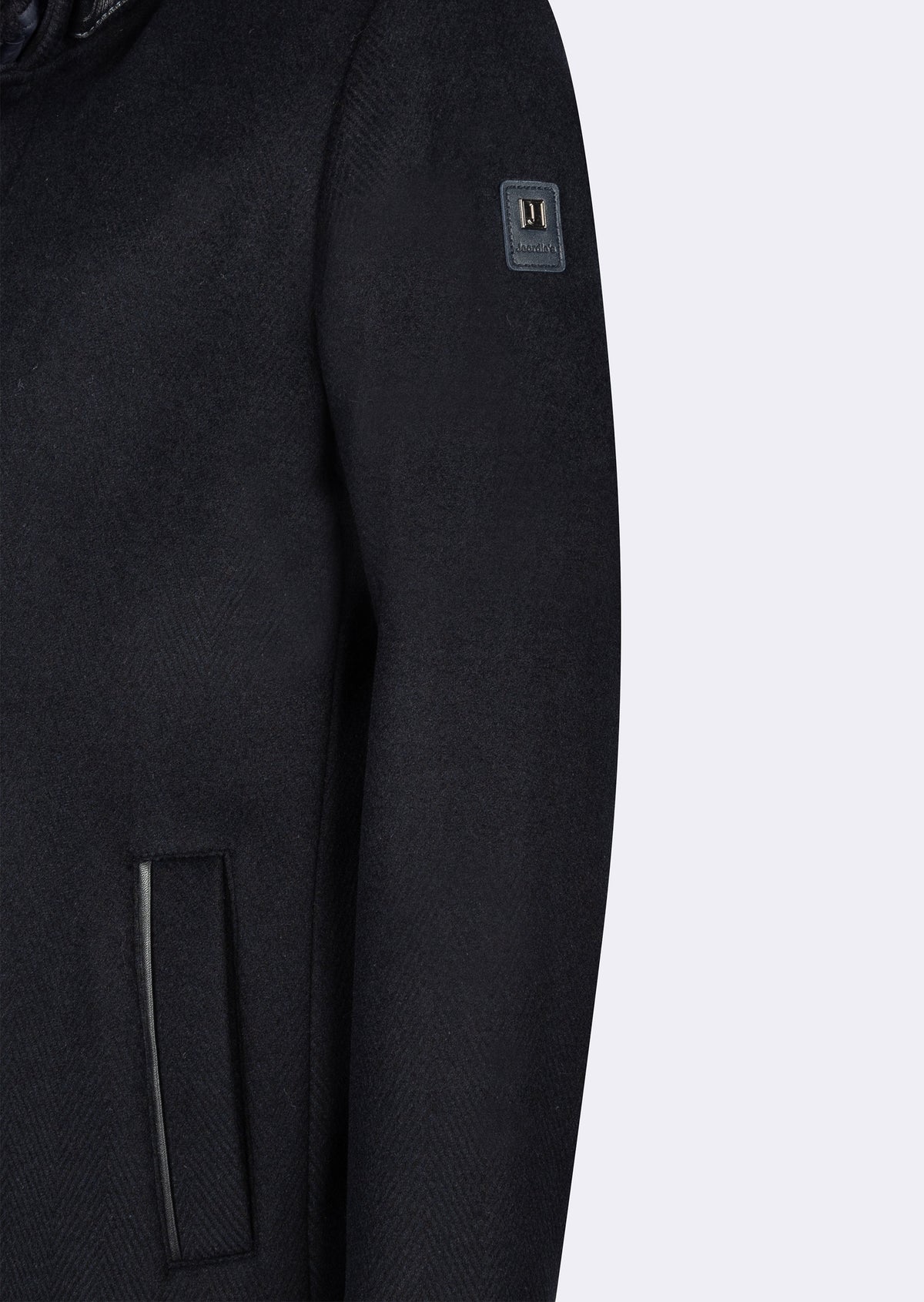 Navy Wool Coat