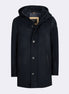 Navy Wool Coat
