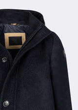 Navy Wool Coat