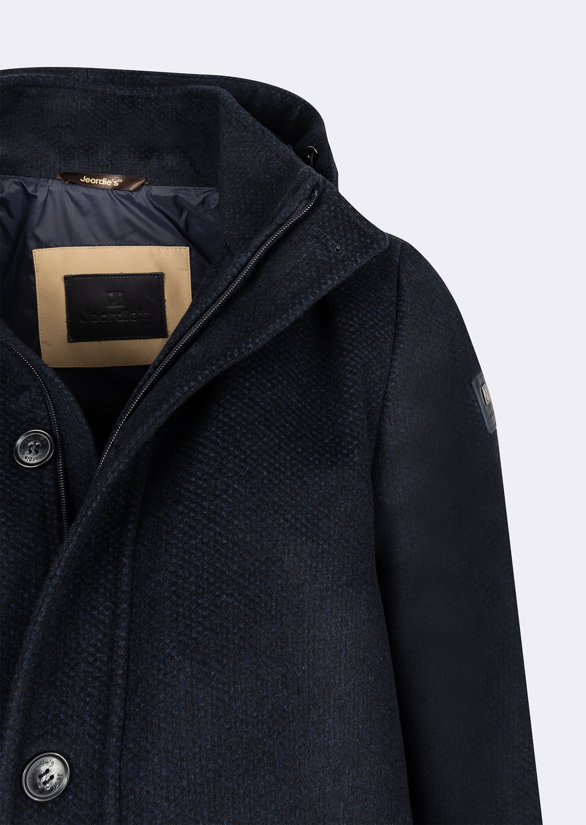 Navy Wool Coat