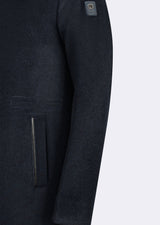Navy Wool Coat
