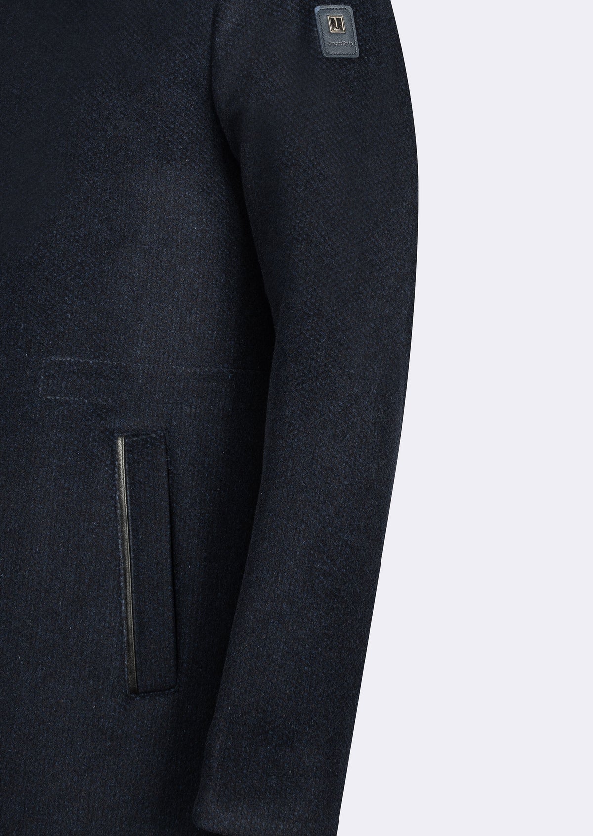 Navy Wool Coat
