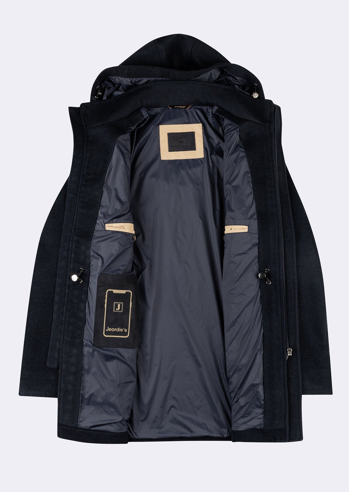 Navy Wool Coat