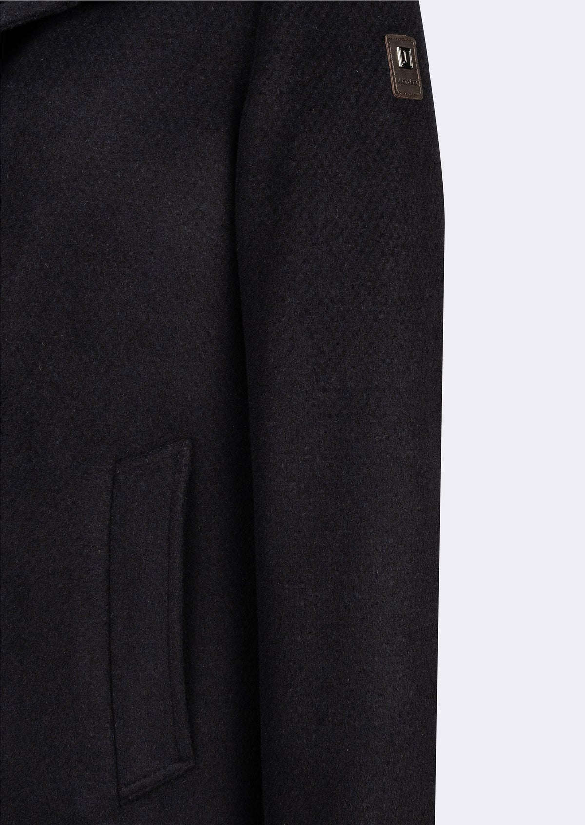 Navy Wool Coat