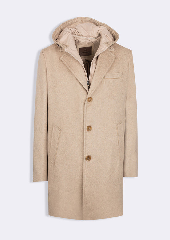Beige Wool Coat