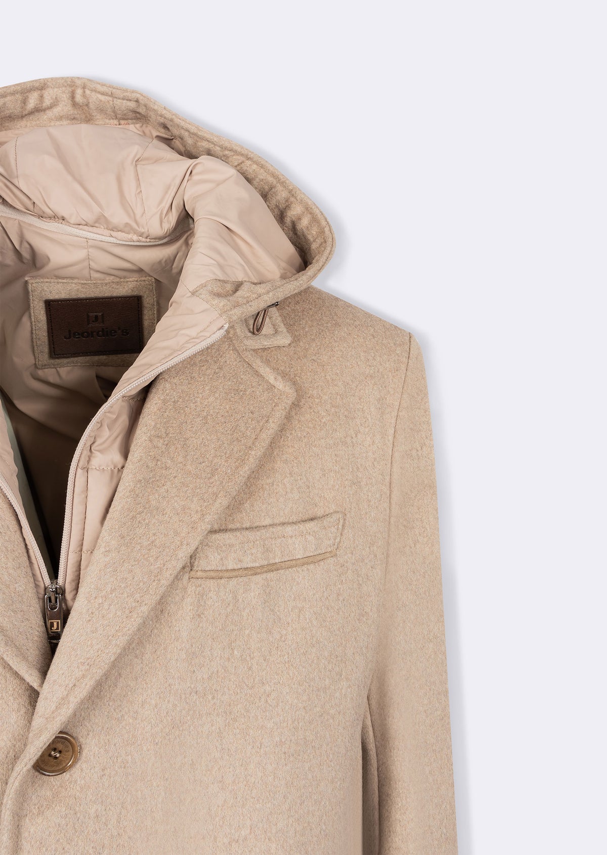 Beige Wool Coat