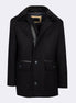 Navy Wool Coat