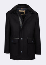 Navy Wool Coat