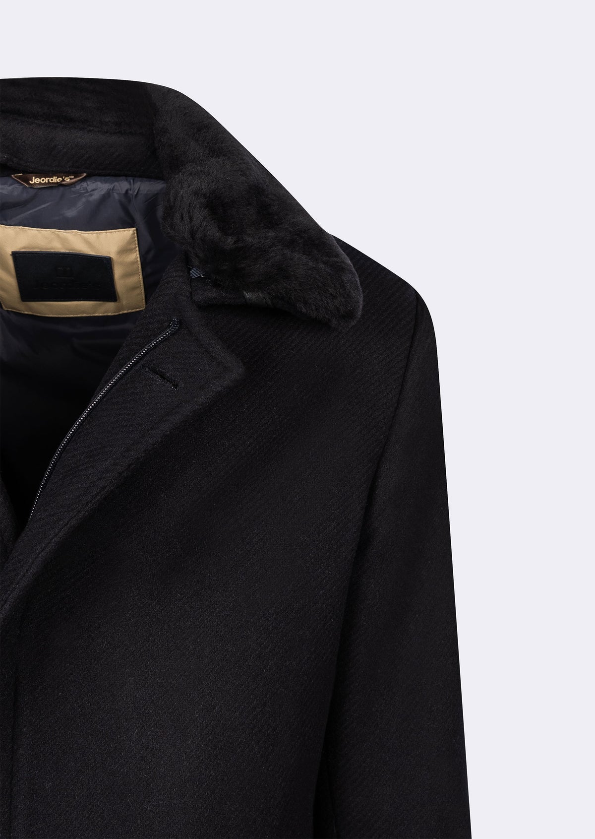 Navy Wool Coat