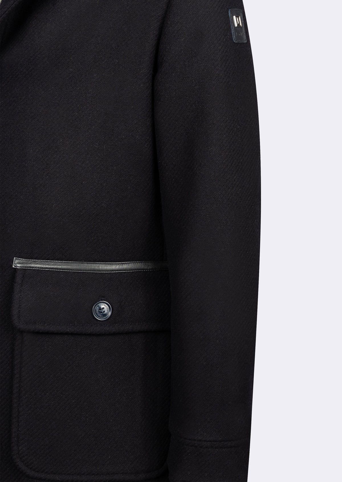 Navy Wool Coat