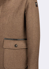 Taupe Wool Coat