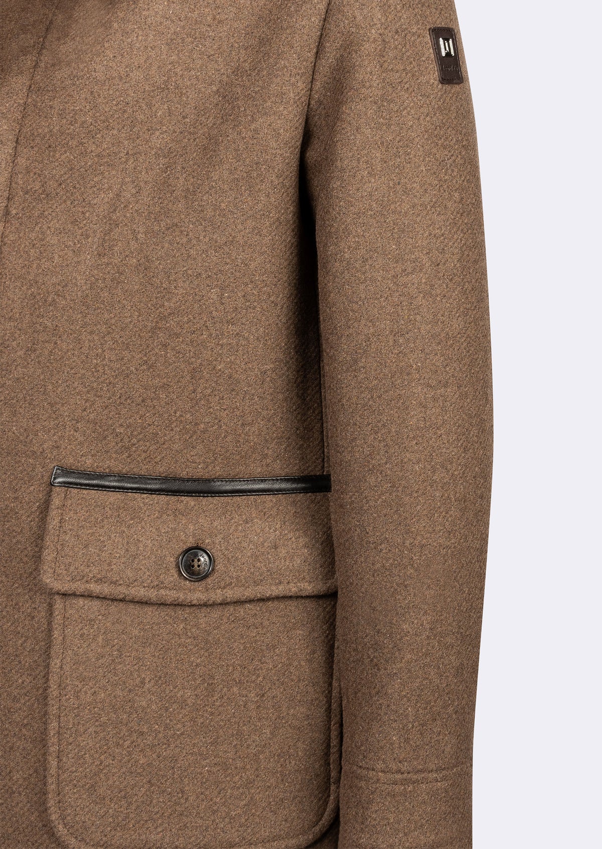 Taupe Wool Coat