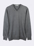Dark Grey Melange Knitwear