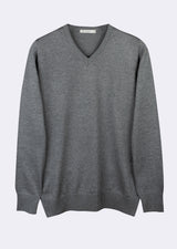 Dark Grey Melange Knitwear