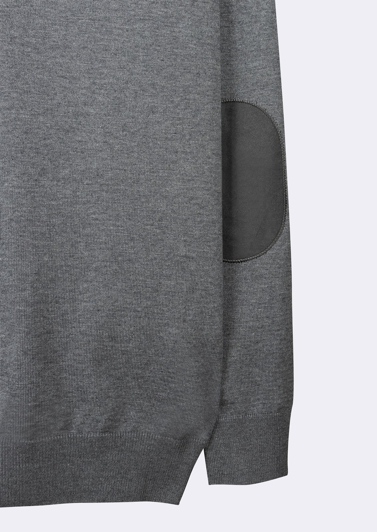Dark Grey Melange Knitwear