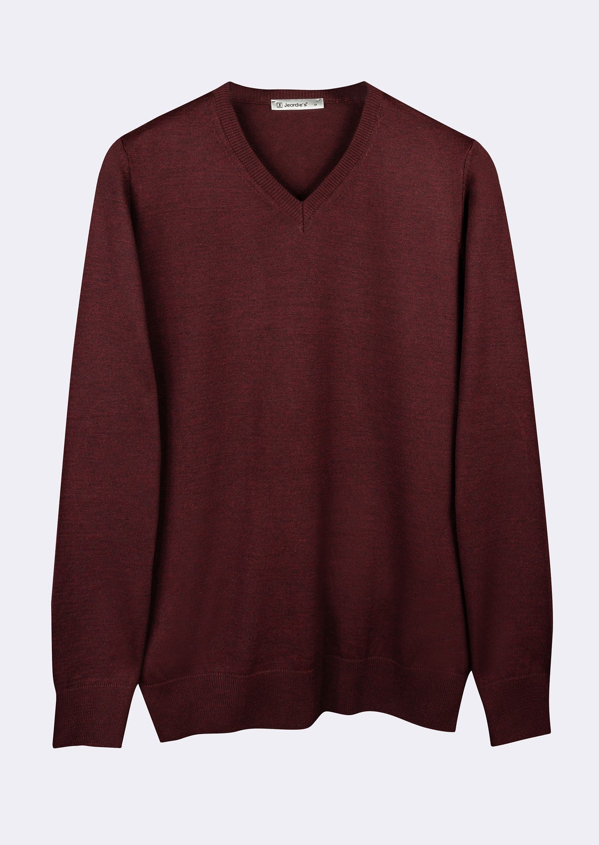 Dark Burgundy Melange Knitwear