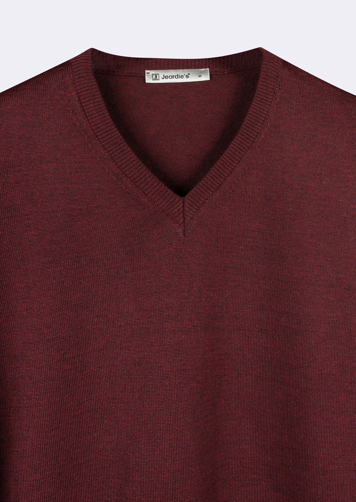 Dark Burgundy Melange Knitwear