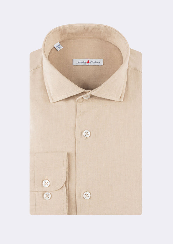 Beige Long Sleeve Shirt