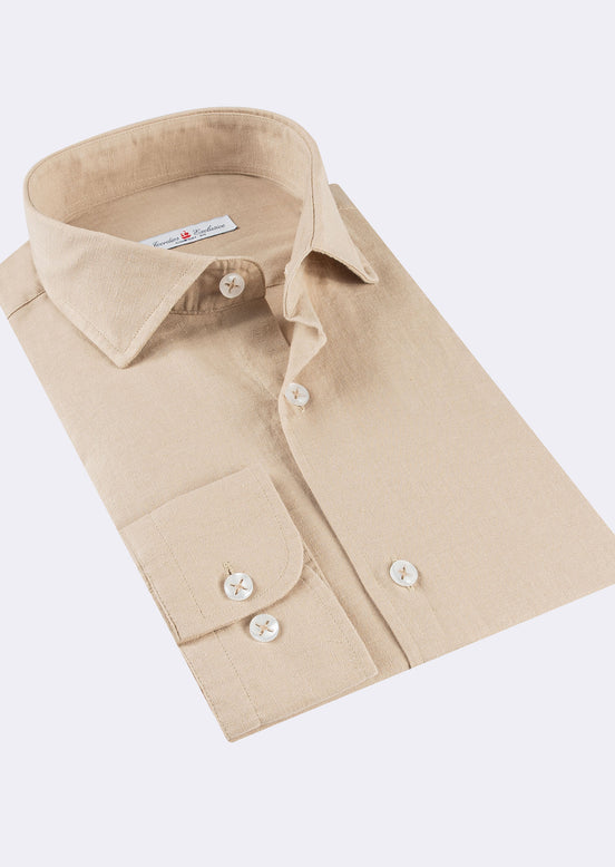 Beige Long Sleeve Shirt